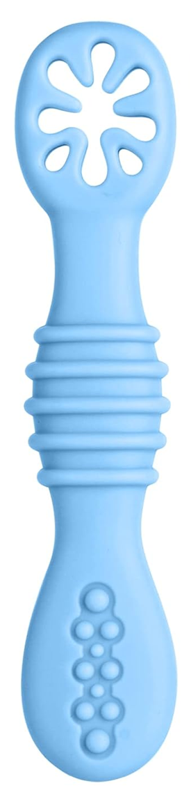 VICLOON Sticky Spoon linguriță din silicon 2,5 x 10 cm 4 luni+ albastră