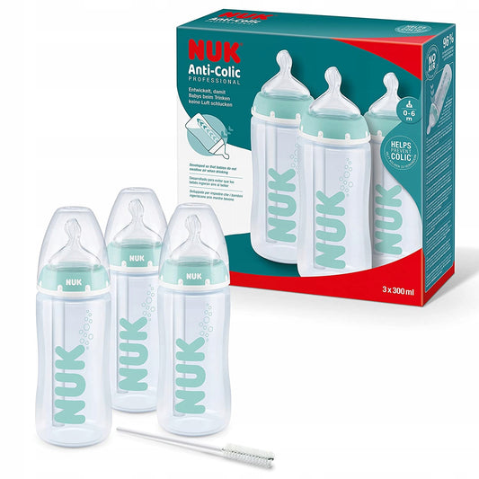 NUK ANTI-COLIC Professional flessen 3x 300 ml 0-6