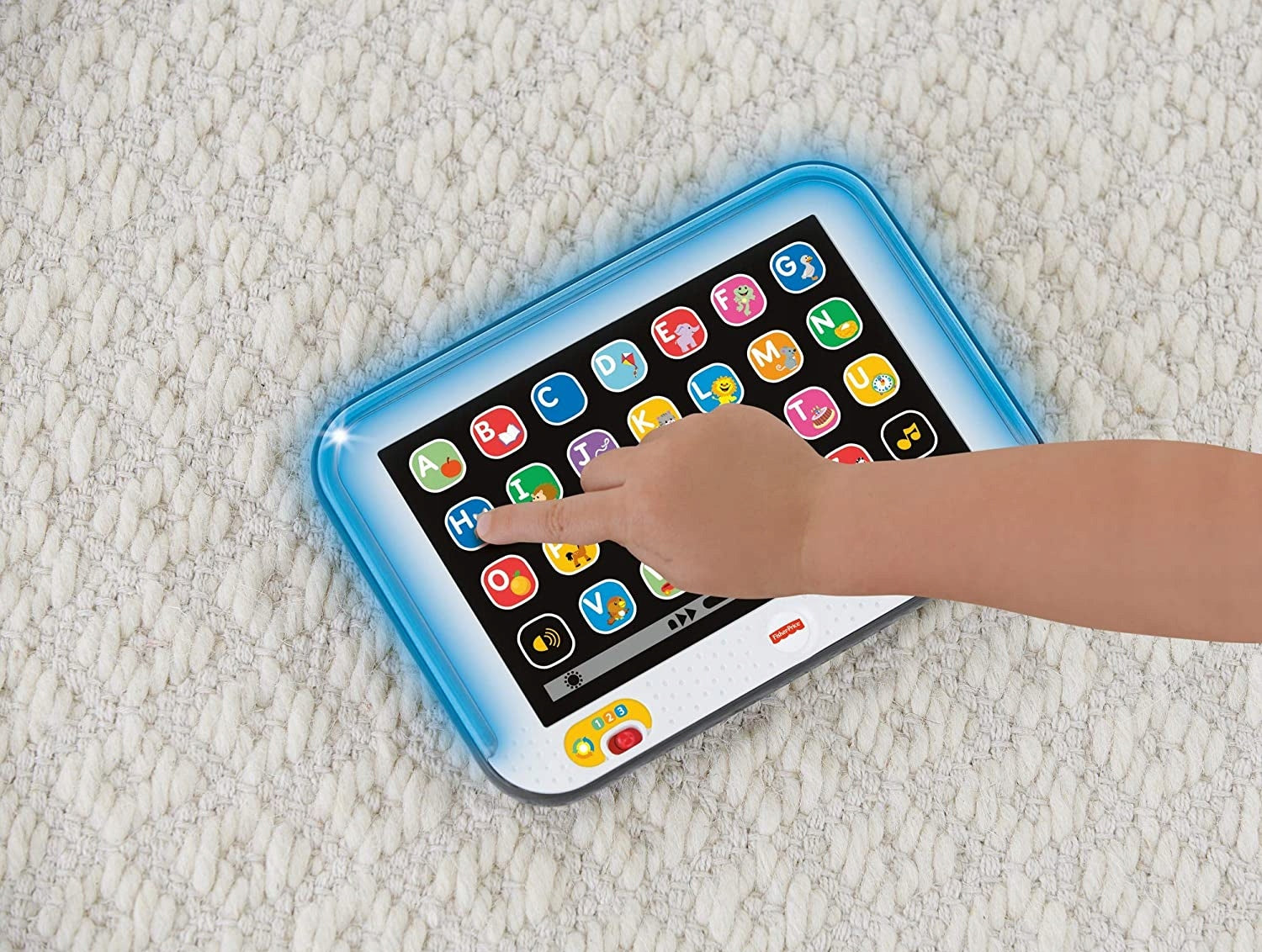 FISHER-PRICE tablet interaktywny J.NIEMIECKI "O