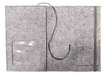 LUXDAG filcowe etui na kartę ciąży BOCIAN 14 x 19,5 cm