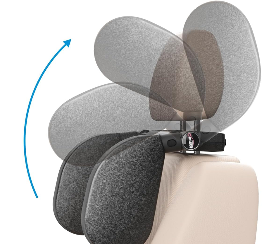 AIPWERER car headrest, 14–28 cm, 180° adjustment