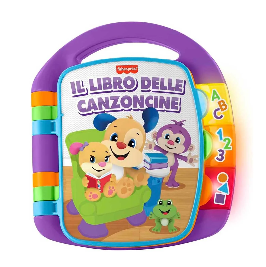 FISHER-PRICE CDH49 electronic educational book in Italian