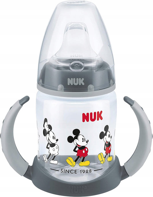 NUK Learner Cup Mickey HRNEK 150 ml ukazatel teploty 6 m+