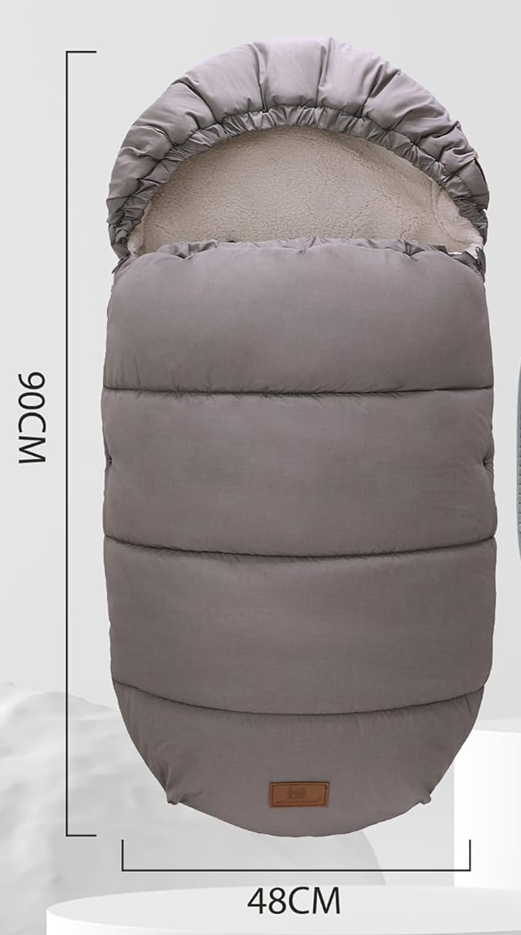 MIRACLE BABY Fußsack für Kinderwagen universell 90x48
