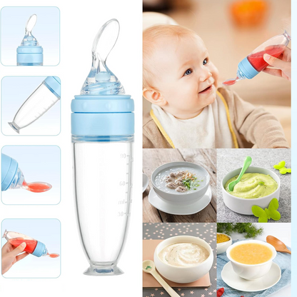 LEADSTAR Obst-Feeder, 2 Stück, 6 Mundstücke + 90 ml Löffel