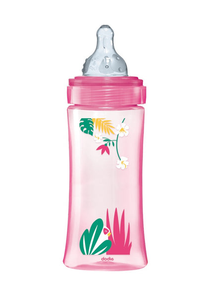 DODIE Flasche 330 ml Sauger 3 Schneller Durchfluss 6 M+