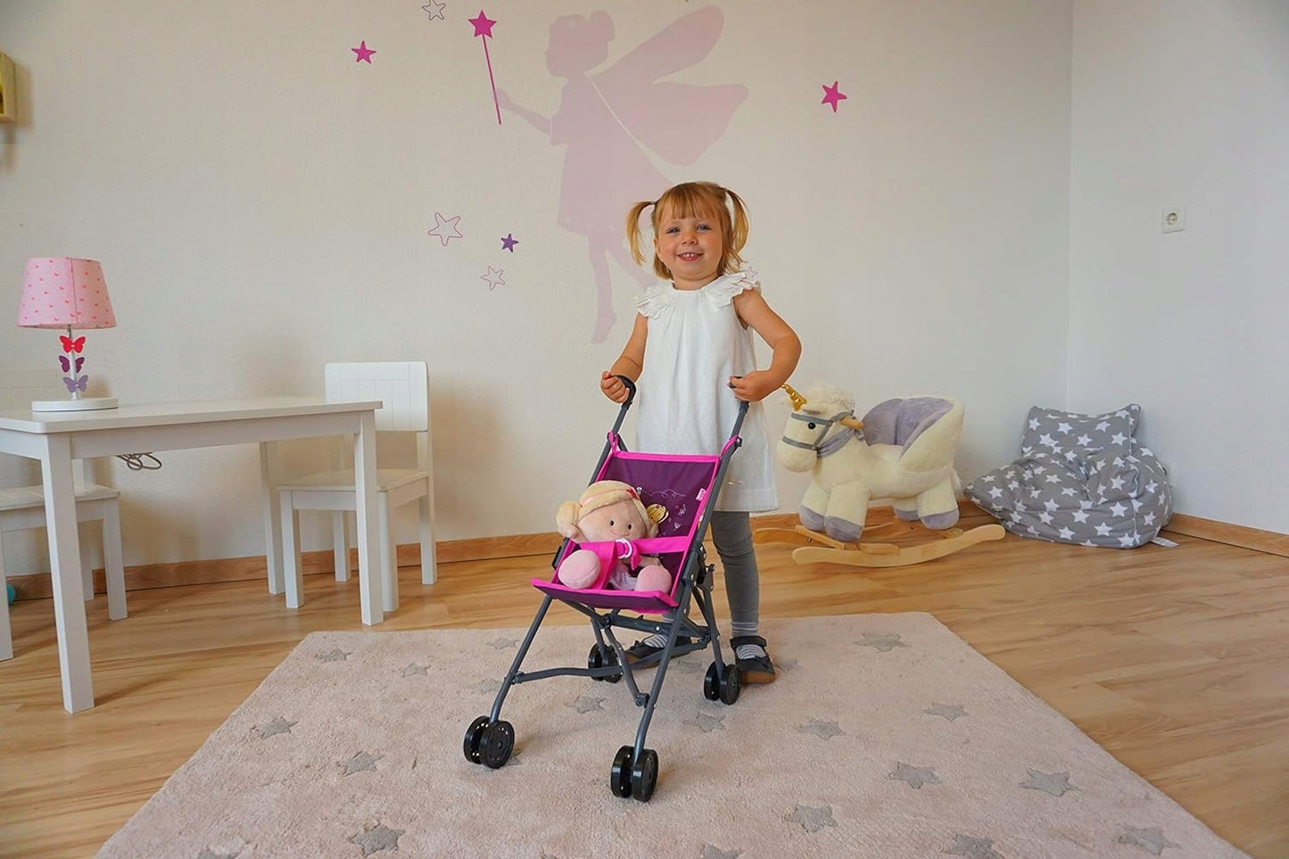 KNORRTOYS Nici Miniclara wózek dla lalek Sim do 37 cm