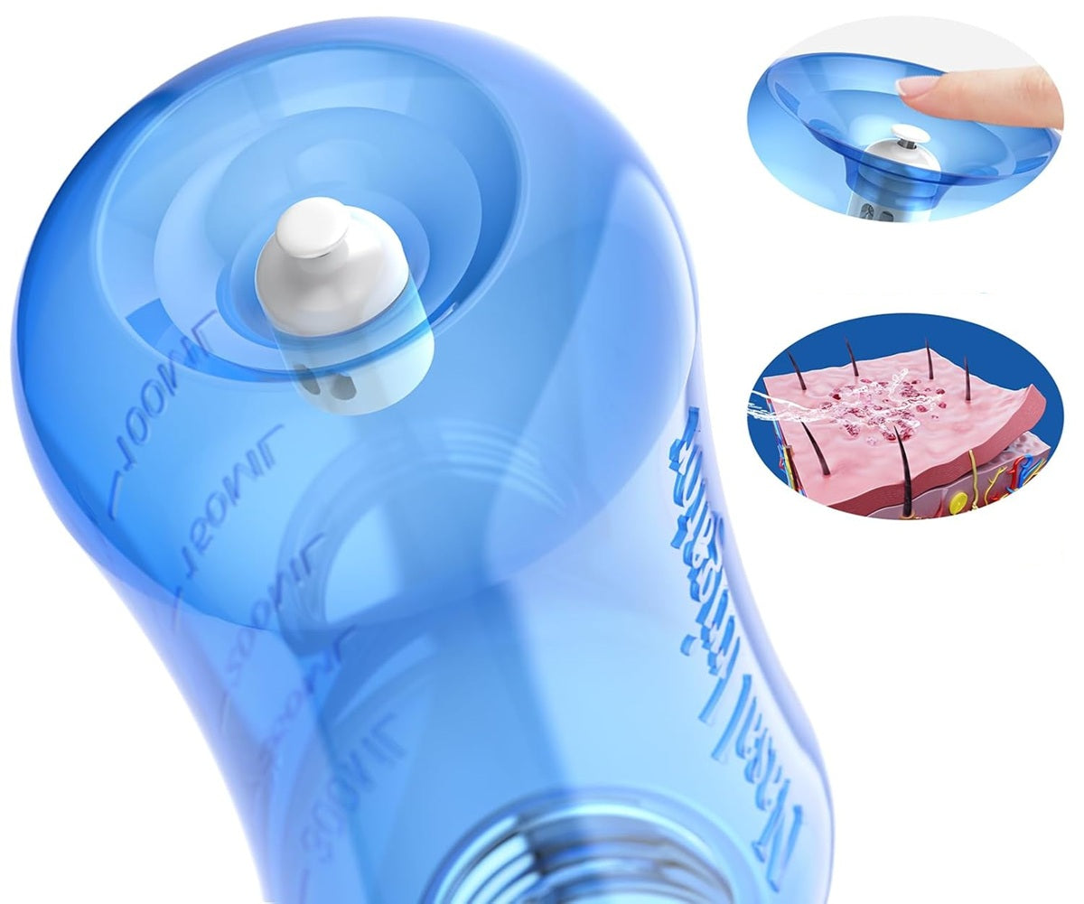 MAOEVER Nasal 300 Nasenspüler für Kinder und Erwachsene 3 Aufsätze 300 ml