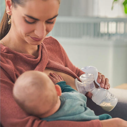 PHILIPS AVENT Natural SCF430/60 laktator ręczny +akcesoria, ręczne odciąganie pokarmu z butelką
