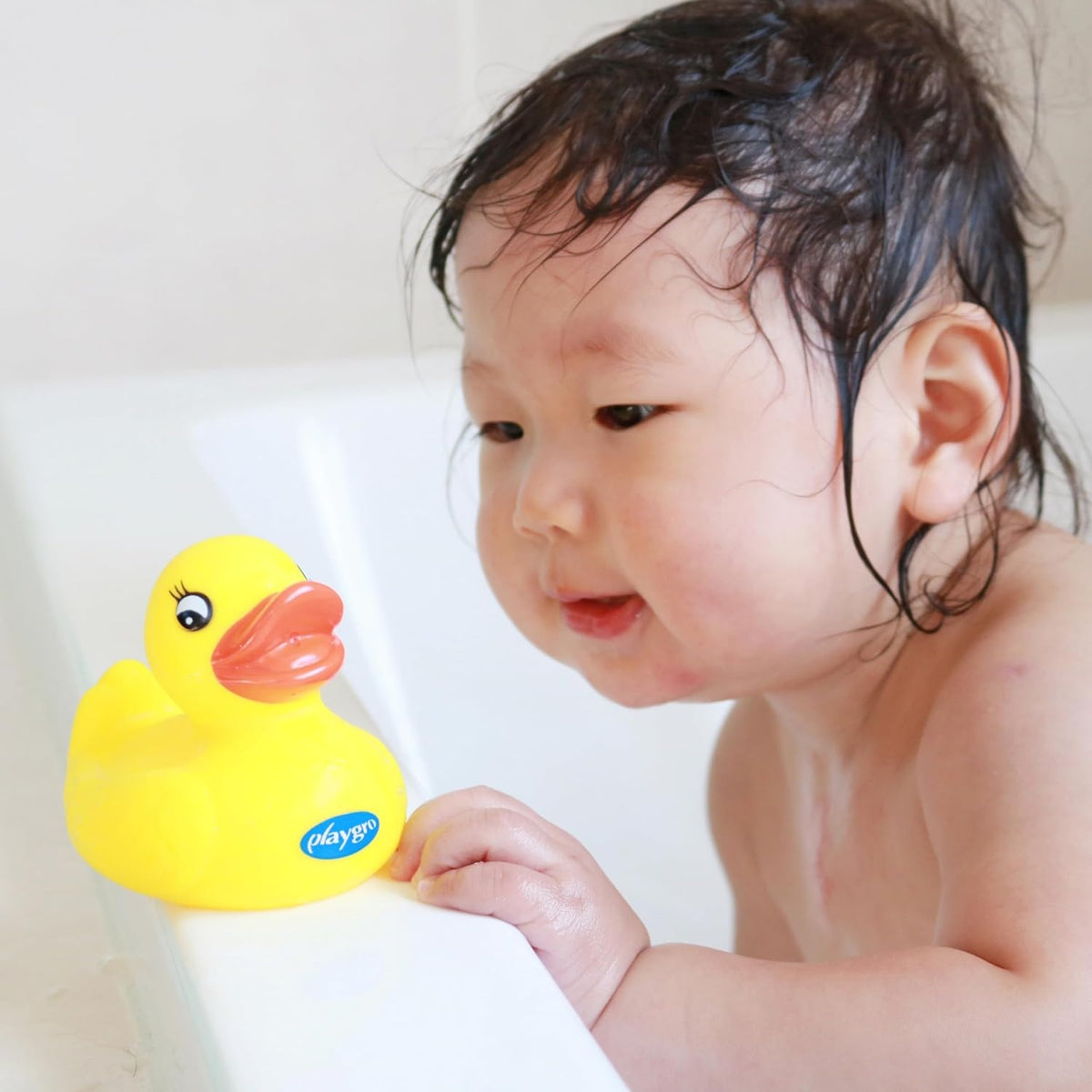 PLAYGRO wasserdichte Badeente 7 x 8,5 cm