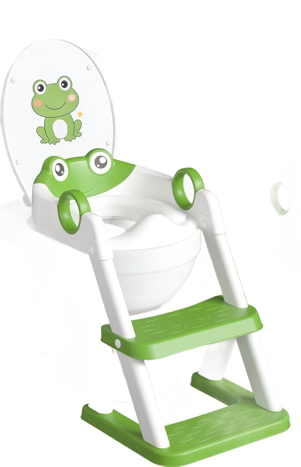 COOSEYA WC-Sitz mit integrierter Leiter 2-in-1 Frosch