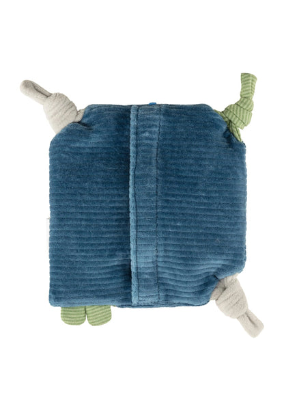Sterntaler Dino Rexi Wärmekissen mit Haferkernfüllung, blau, 17x17cm