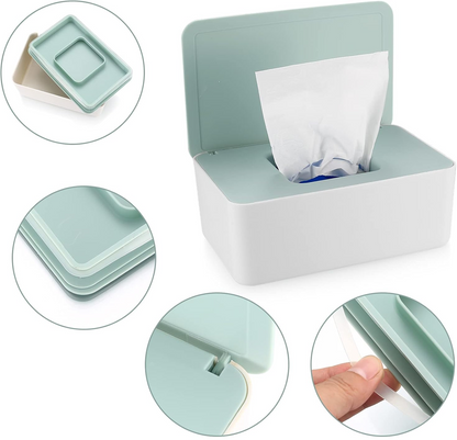 FEUCHTTUCHBOX mit Dichtung und Deckel 12 x 18 x 7,5 cm