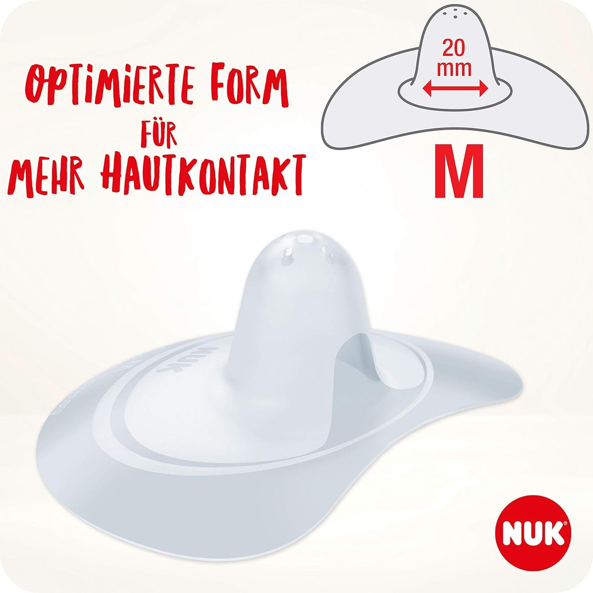 NUK Stillhütchen 20mm Gr. M x2