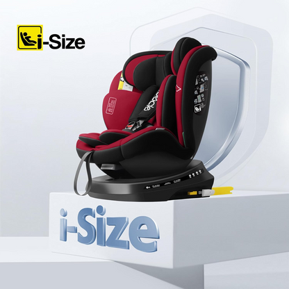 REECLE i-Size um 360° drehbarer Autositz 0-12 Jahre 40-150cm