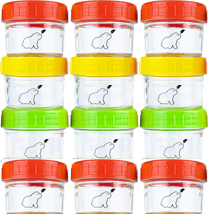 BUDDING BEAR Food containers 120ml x12