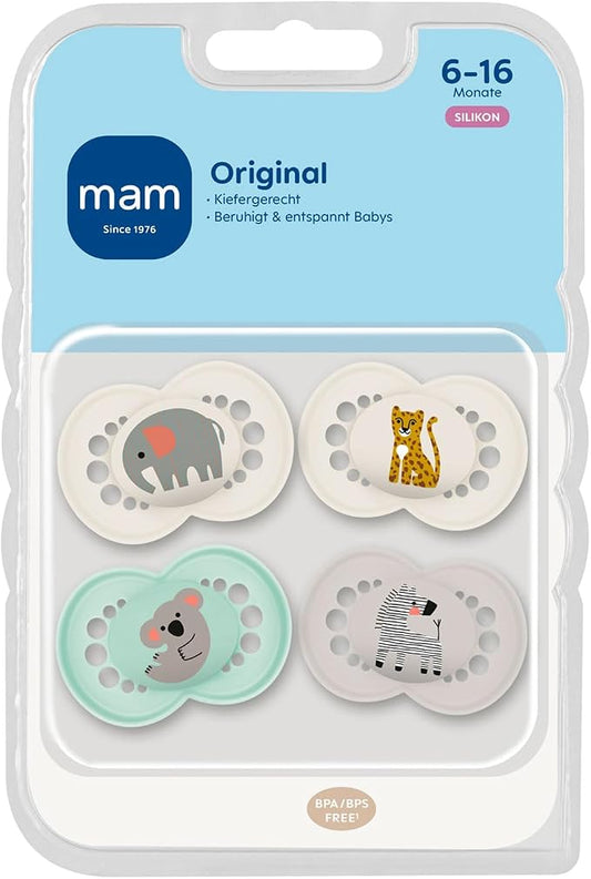 MAM Original Silikon-Schnuller 6–16 Monate x4 – Produktbild 2