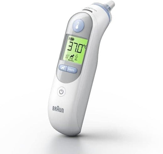 BRAUN ThermoScan 7 präzises Ohrthermometer + 21 Schutzkappen