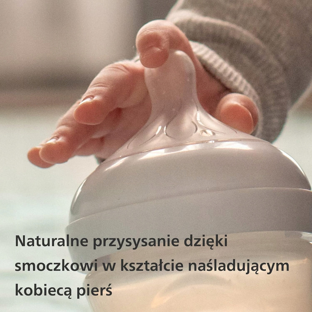 PHILIPS AVENT Natural Response zestaw 3 butelki SZKLANE + smoczek, naturalne przysysanie i smoczek jak pierś