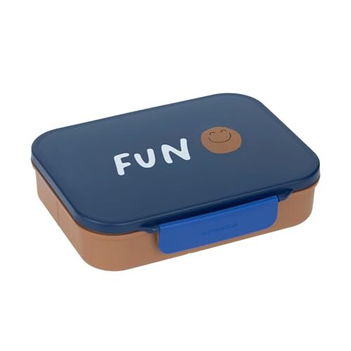 LÄSSIG Little Gang Smile Bento-Snackbox mit Fächern