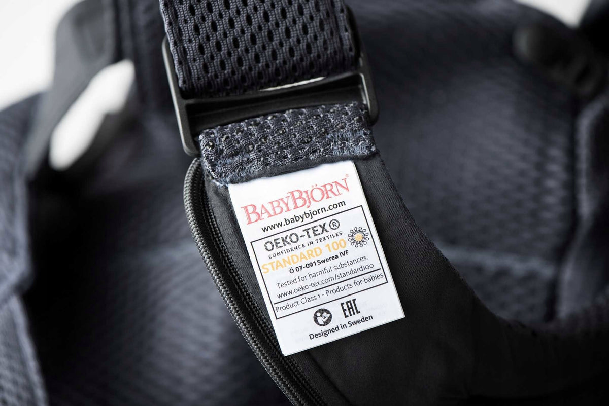 BABYBJORN Move Airy Mesh nosidełko ergonomiczne 3,5-12kg z certyfikatem OEKO-TEX i przewiewną siateczką