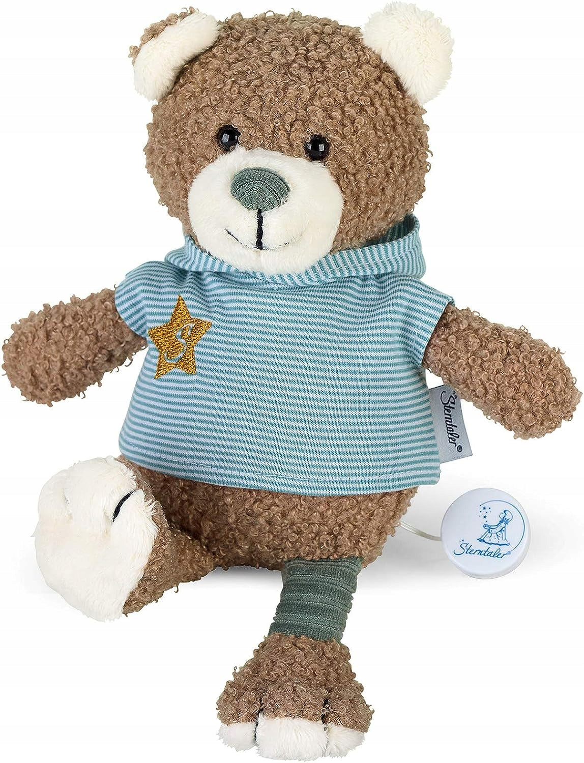 STERNTALER Ben Bear plush musical comforter with "La Le Lu" music box, 18 cm