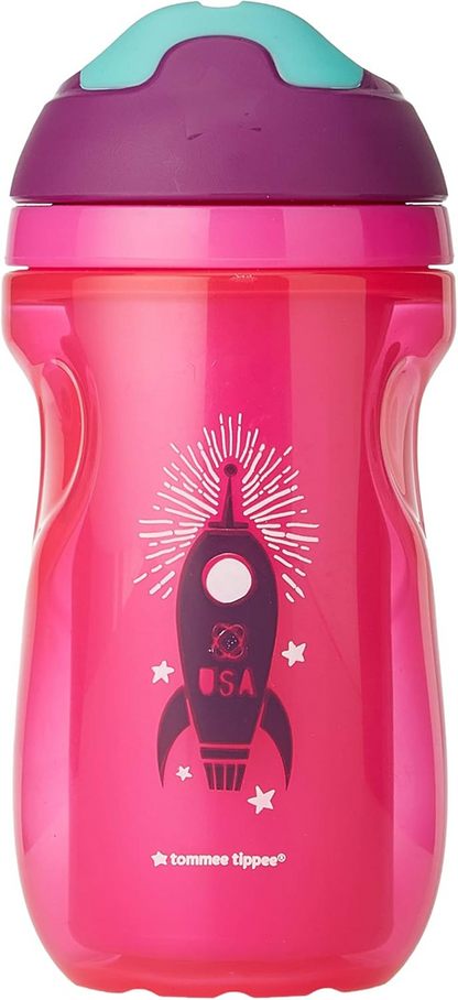 TOMMEE TIPPEE Trinkbecher Thermobecher mit Ausgießer auslaufsicher 260ml 12m+