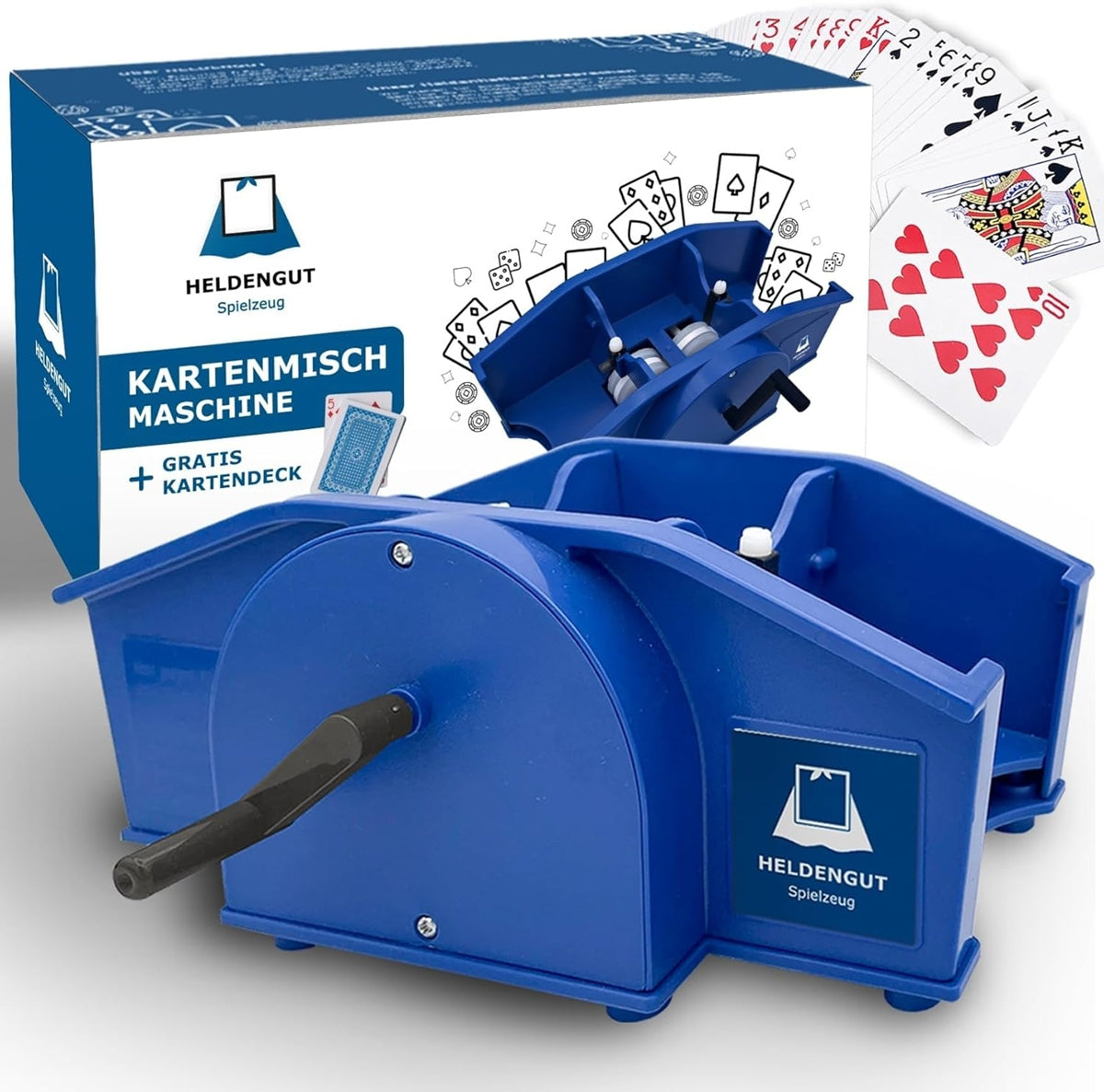 HELDENGUT Manueller Kartensortierer + 52-Karten-Set