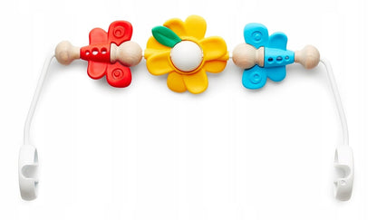 BABYBJORN Flying Friends Holz-Kunststoff-Spielbogen für Babywippe 31 cm