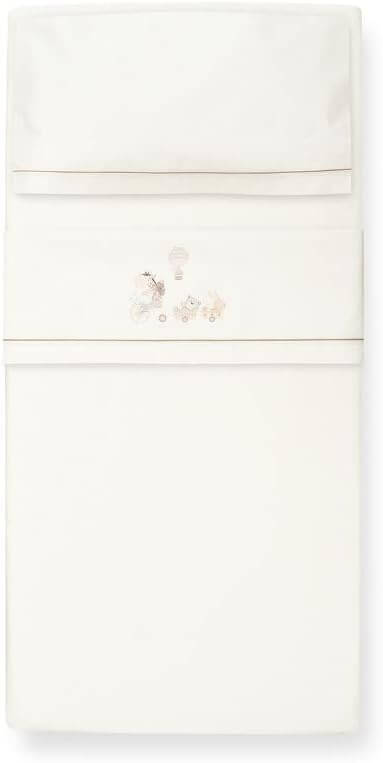 INTERBABY Bettwäsche-Set 3-teilig 60x120 / 40x60 / 103x150 + Anhänger