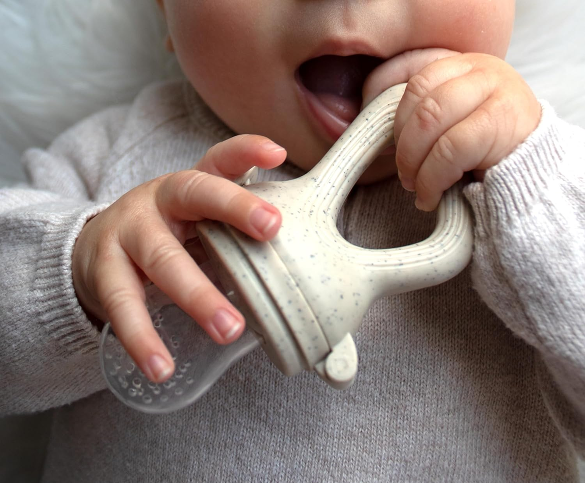 BABYLEDO Fruchtsauger Beißring für Babys ab 4 Monaten