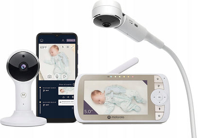 MOTOROLA VM65X Connect Babyphone 5" + Stange