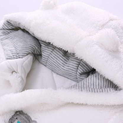 VINE Winter-Strampler mit Kapuze 0-3 m