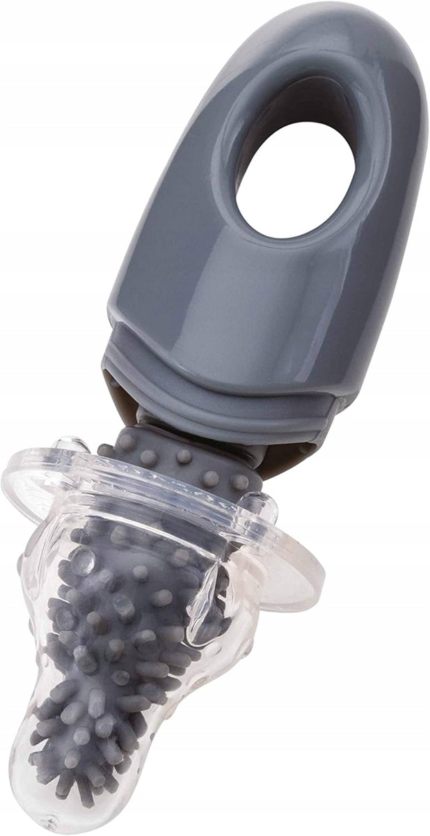 NUBY 2-in-1 Reinigungsbürste für Schnuller und Flaschen 30 cm + Ständer