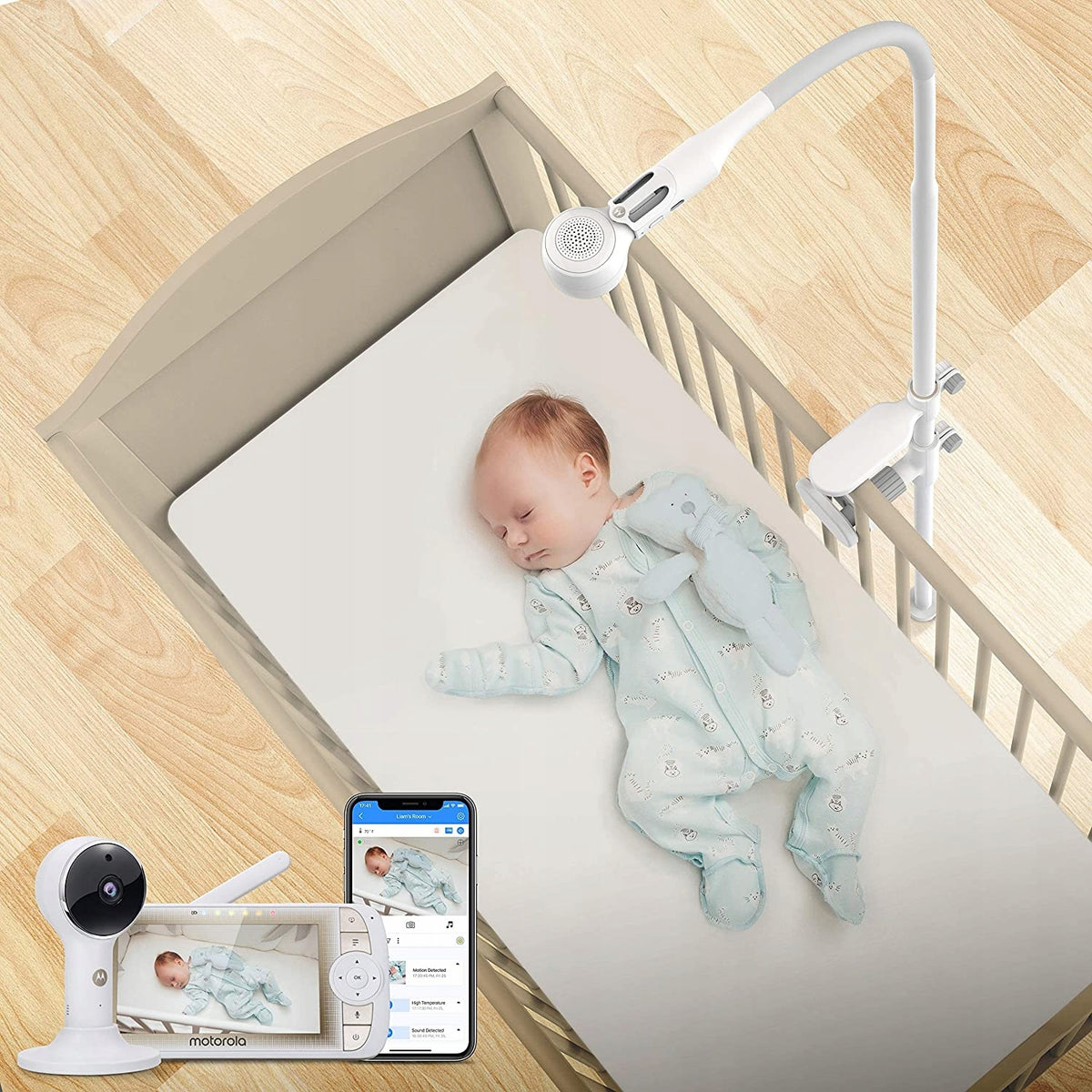 MOTOROLA VM65X Connect Babyphone 5" + Stange