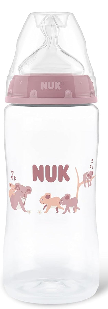 NUK First Choice+ Flasche 300 ml Sauger M mittlerer Durchfluss Temperaturanzeige