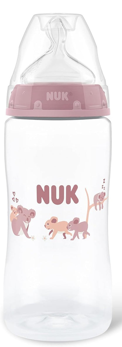 NUK First Choice+ Flasche 300 ml Sauger M mittlerer Durchfluss Temperaturanzeige