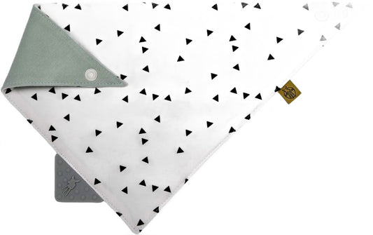 LÄSSIG Bandana mit Silikonbeißring 0-12 Monate