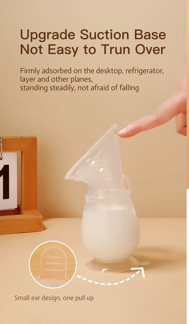 Silikon-Milchfänger zum Auffangen von Muttermilch 90 ml – Produktfoto 5