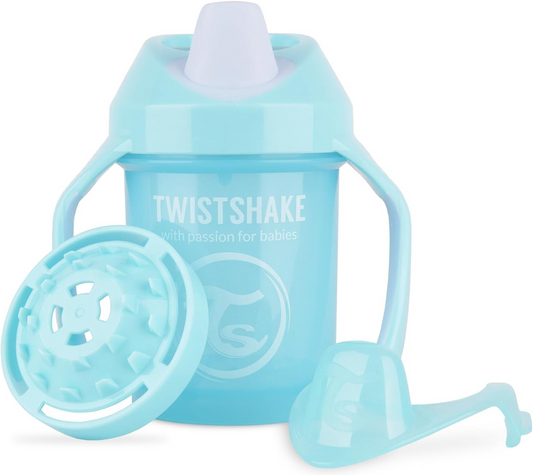 TWISTSHAKE Mini Cup Auslaufsicherer Trinklernbecher mit Trinkschnabel und Mixer, 230 ml, ab 4 Monaten – Produktfoto 2