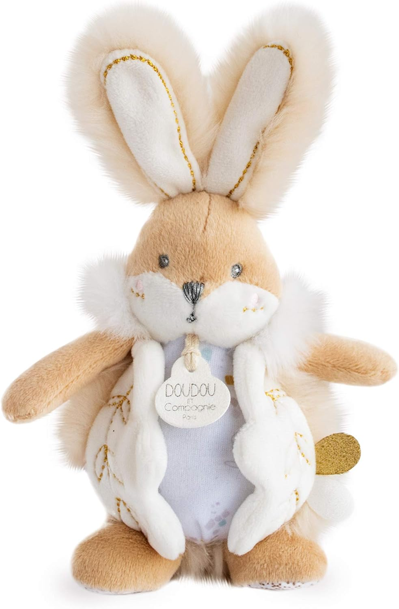 DOUDOU et Compagnie HASE Kuscheltier 20 cm + Plüsch-Buchetui