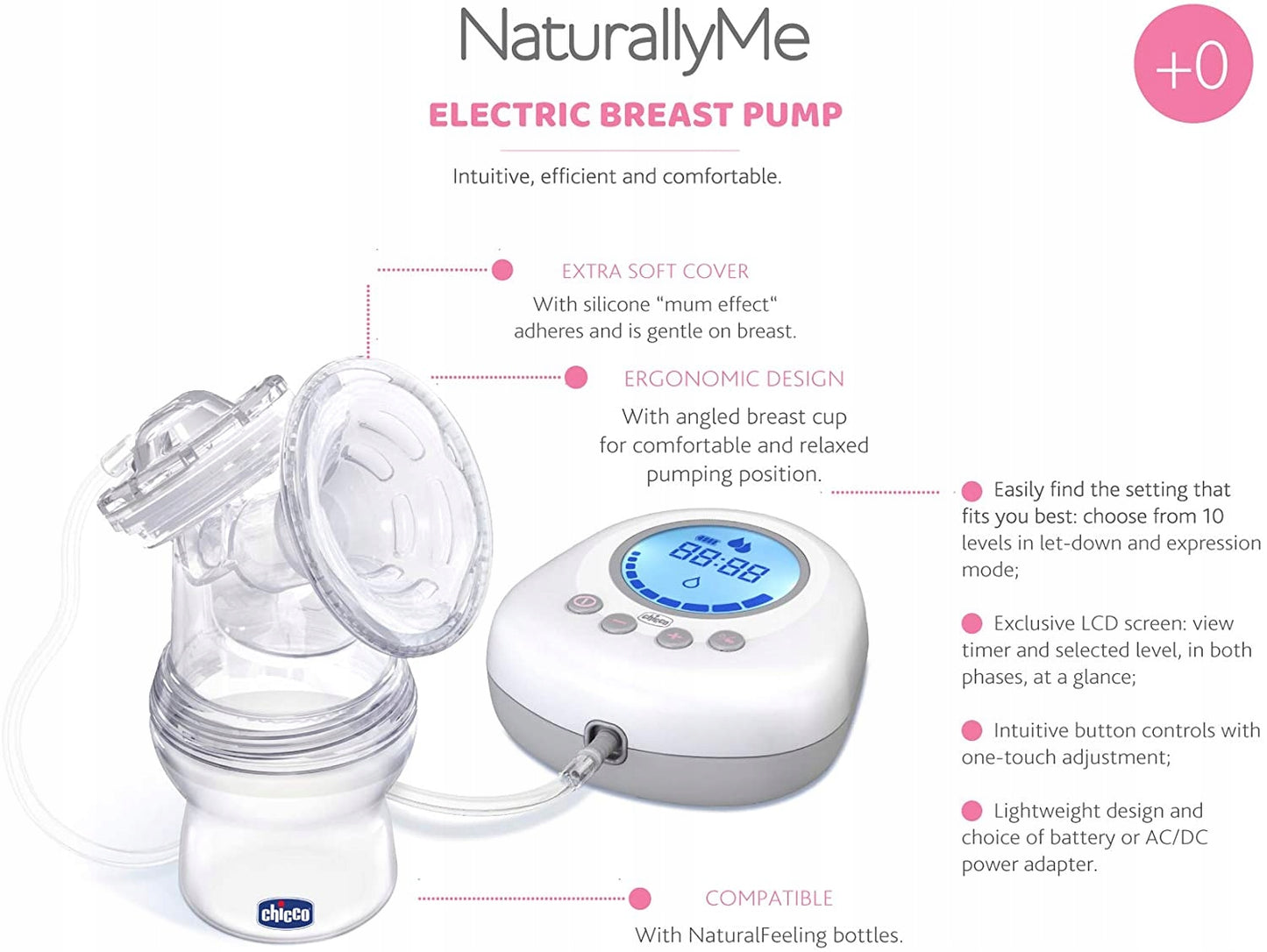 CHICCO NaturallyMe LAKTATOR elektryczny