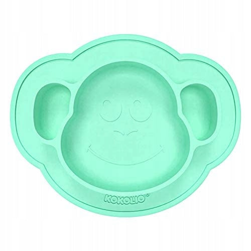 KOKOLIO non-slip placemat plate with 3 compartments