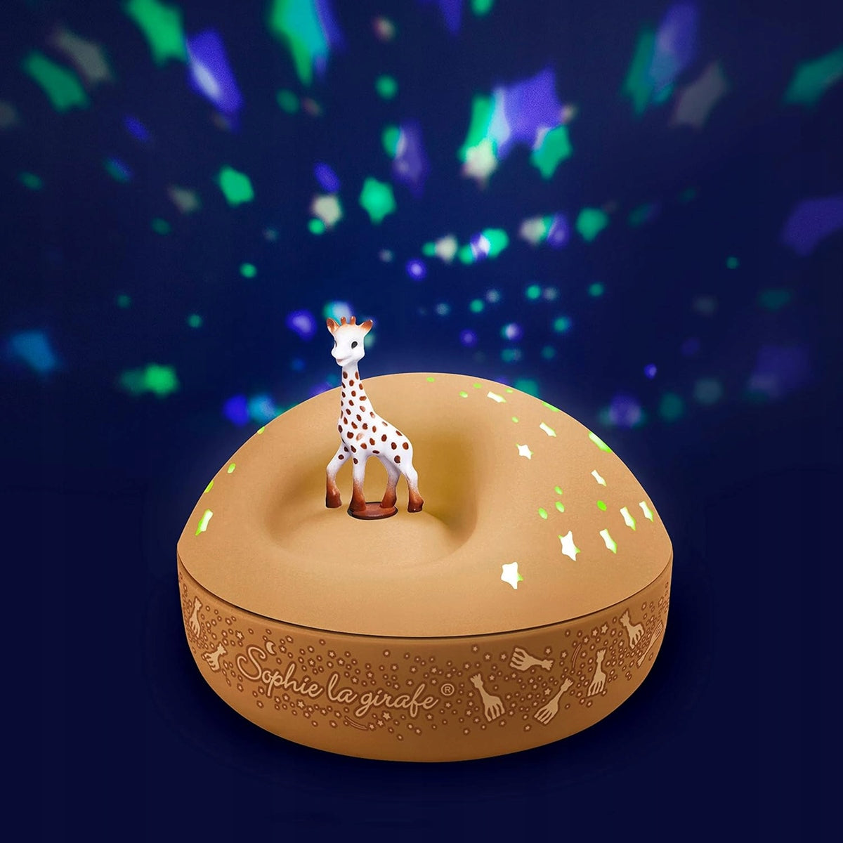 TROUSSELIER Nachtlicht mit Spieluhr und rotierender Figur SOPHIE LA GIRAFE