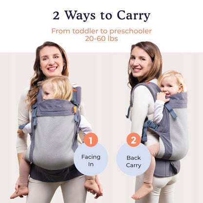 BECO TODDLER Schnallentrage 9-27kg 3D-Mesh
