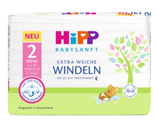 HIPP Einwegwindeln Größe 2 4-8kg x31