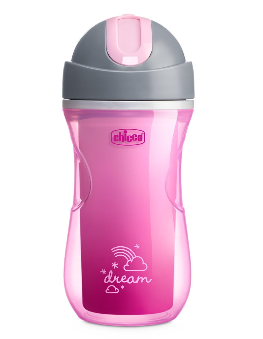 CHICCO Sport Cup Trinkbecher mit Strohhalm 266 ml 14 m+