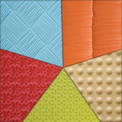 LUDI Faltmatte Puzzle SENSORISCH 90x90