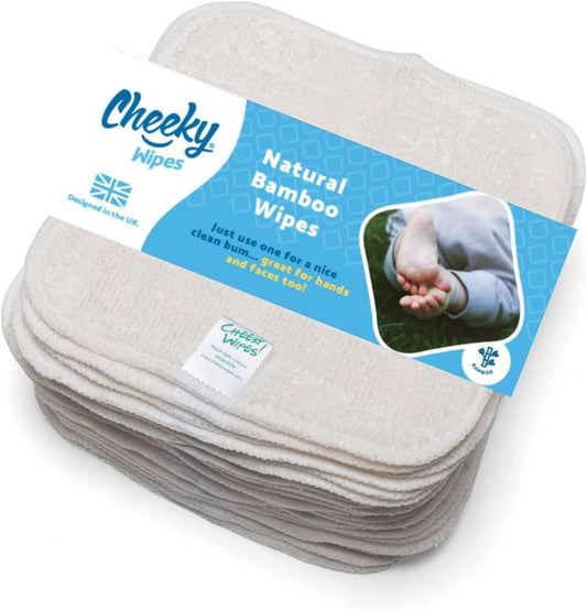 CHEEKY pieluchy bambusowe 15cm x 15cm x22szt