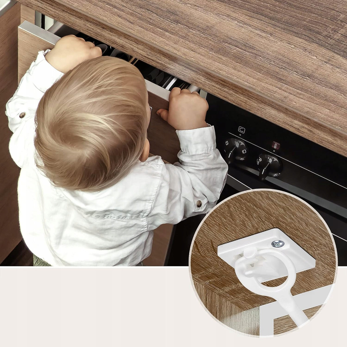 REER Schrank- und Schubladensicherungen, 8 Stück